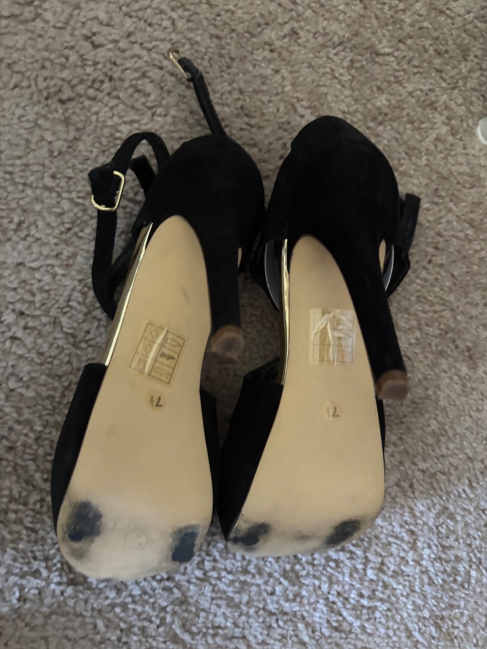 Dolce Vita Black Lace Up Stiletto Heels - Picture 10 of 13